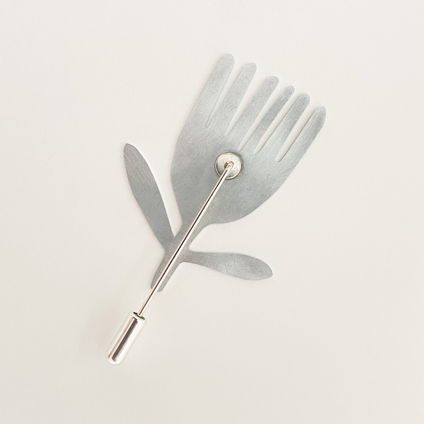 Silver Aluminium Samphire Pin