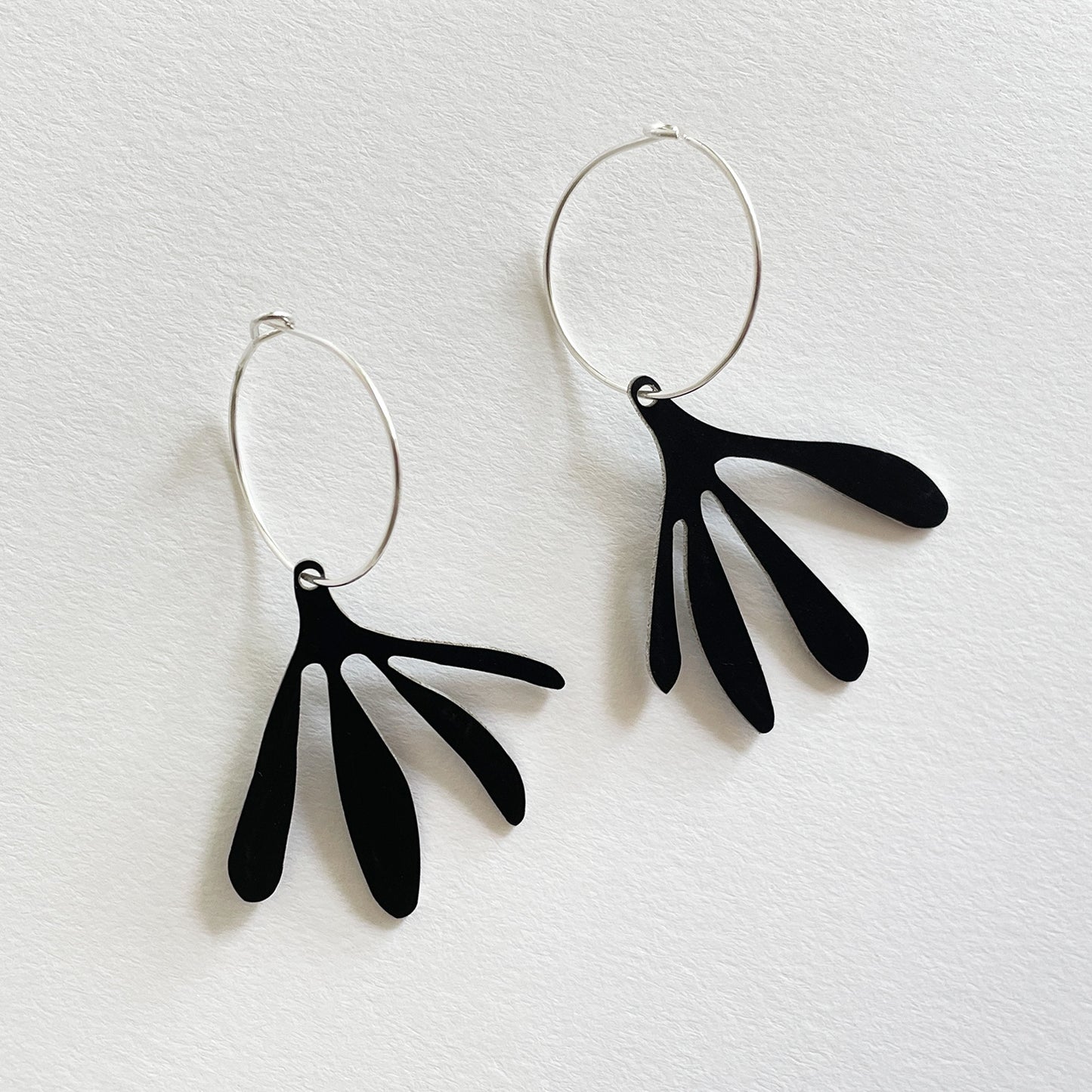 Black Arame Earrings