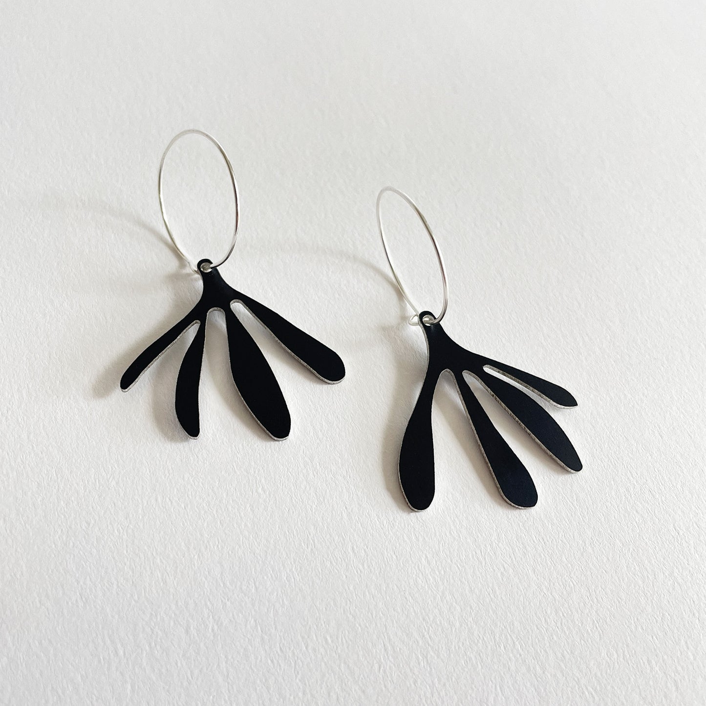 Black Arame Earrings