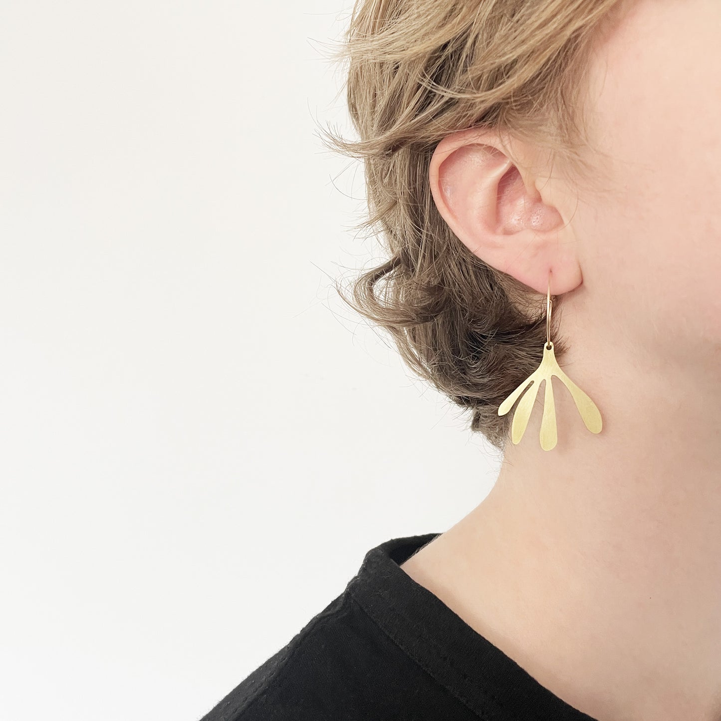 Brass Arame Earrings