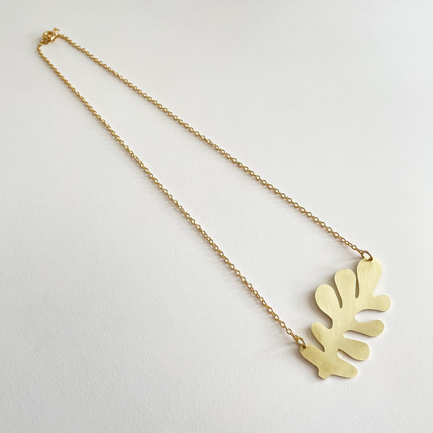 Brass Brack Necklace